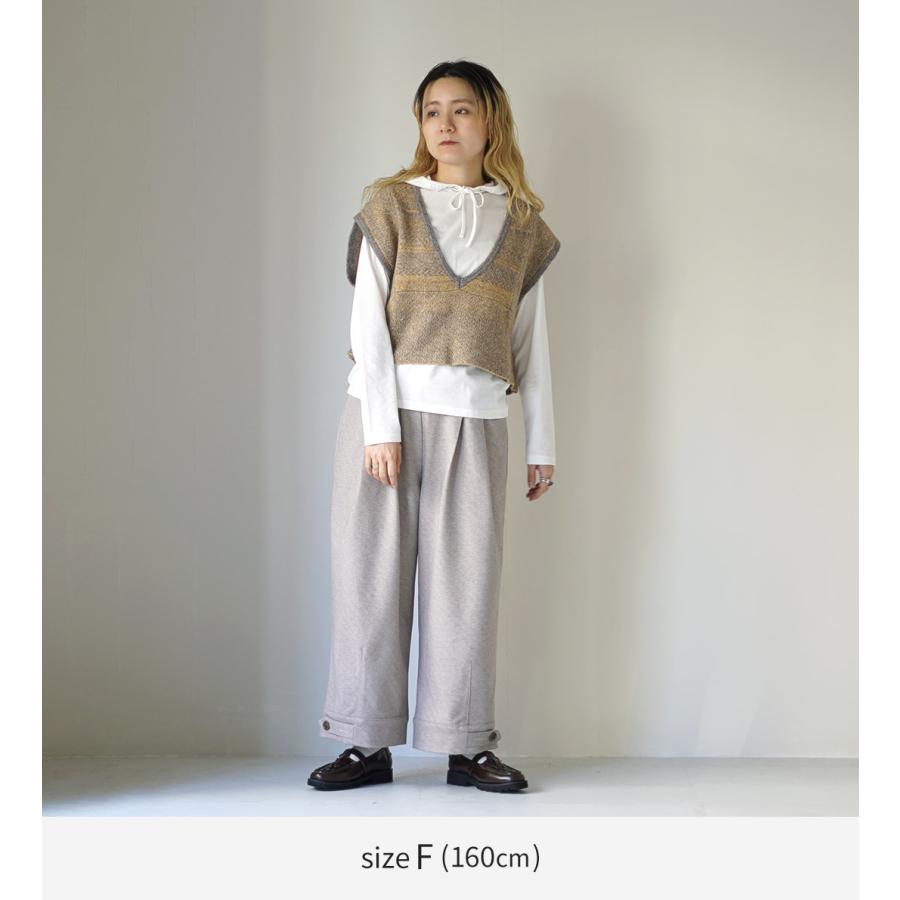 Kelen（ケレン） DAWNI ランダムパターン デザインニット ジレ