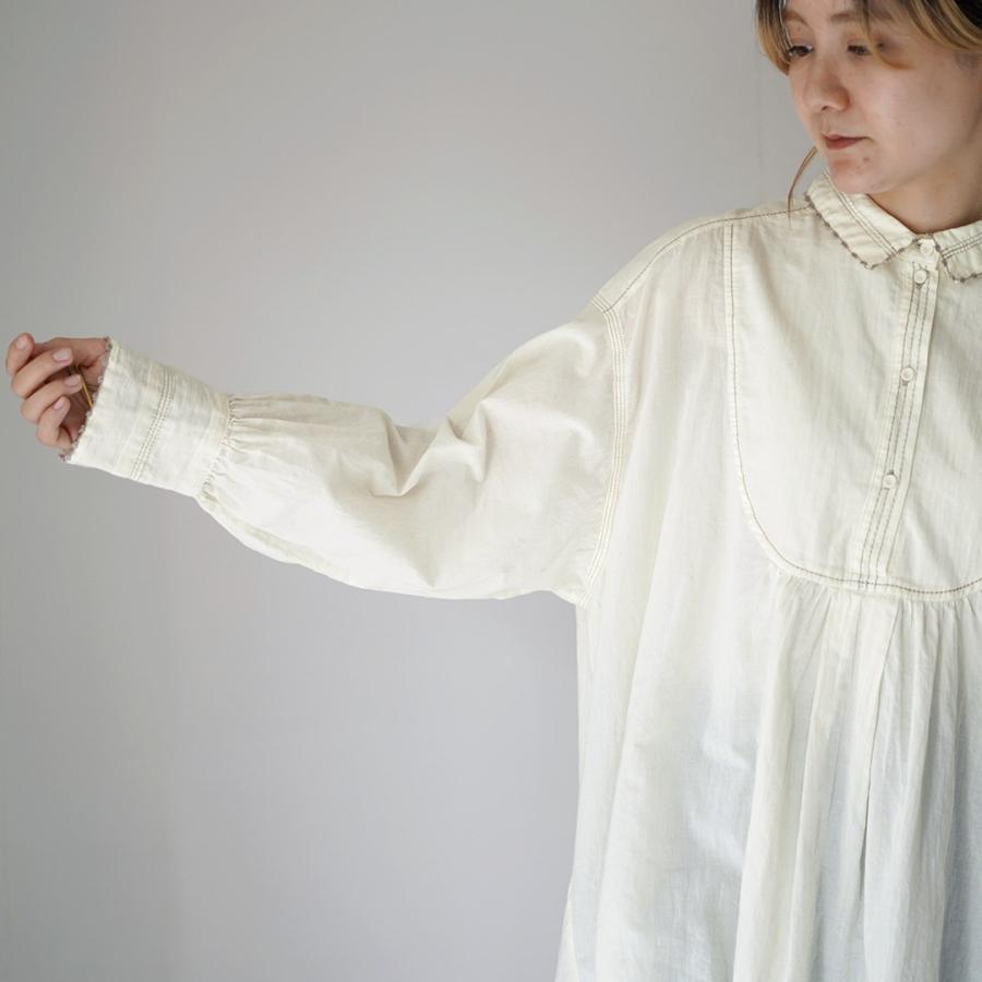 tumugu（ツムグ） ふわふわコットン チュニックブラウス / レディース
