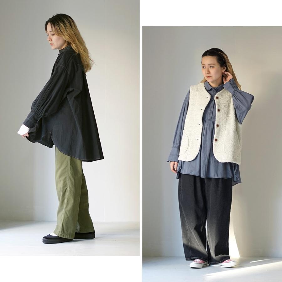 tumugu（ツムグ） ふわふわコットン チュニックブラウス / レディース