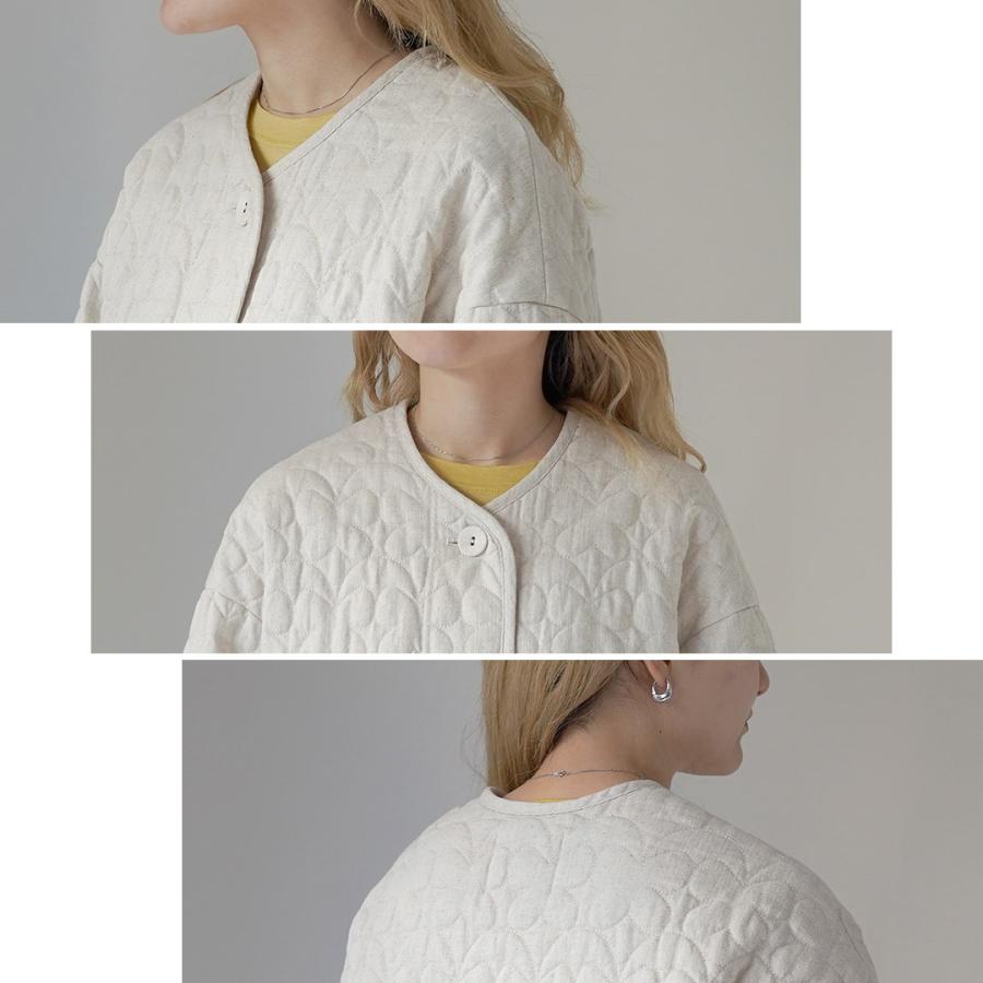 tumugu TUMUGU（ツムグ） ちょうちょうキルティングデニム ジャケット