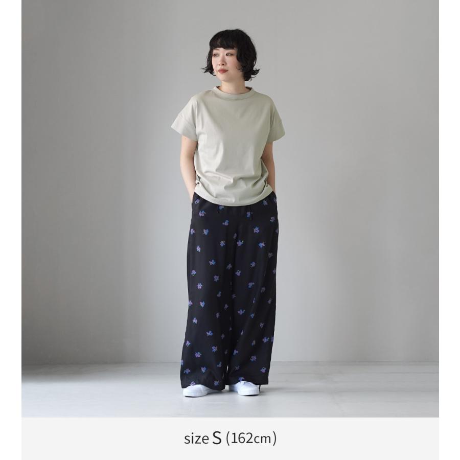 handvaerk（ハンドバーク） 60/2 ボトルネック ショートスリーブT