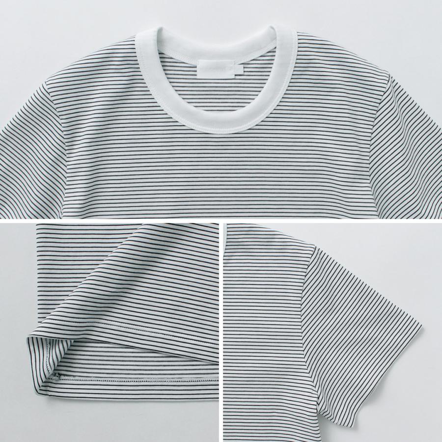 handvaerk（ハンドバーク） マイクロ Tシャツ ボーダー / レディース
