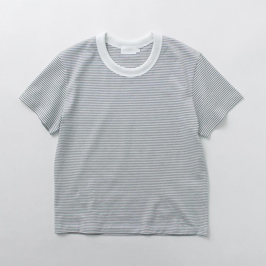 handvaerk（ハンドバーク） マイクロ Tシャツ ボーダー / レディース