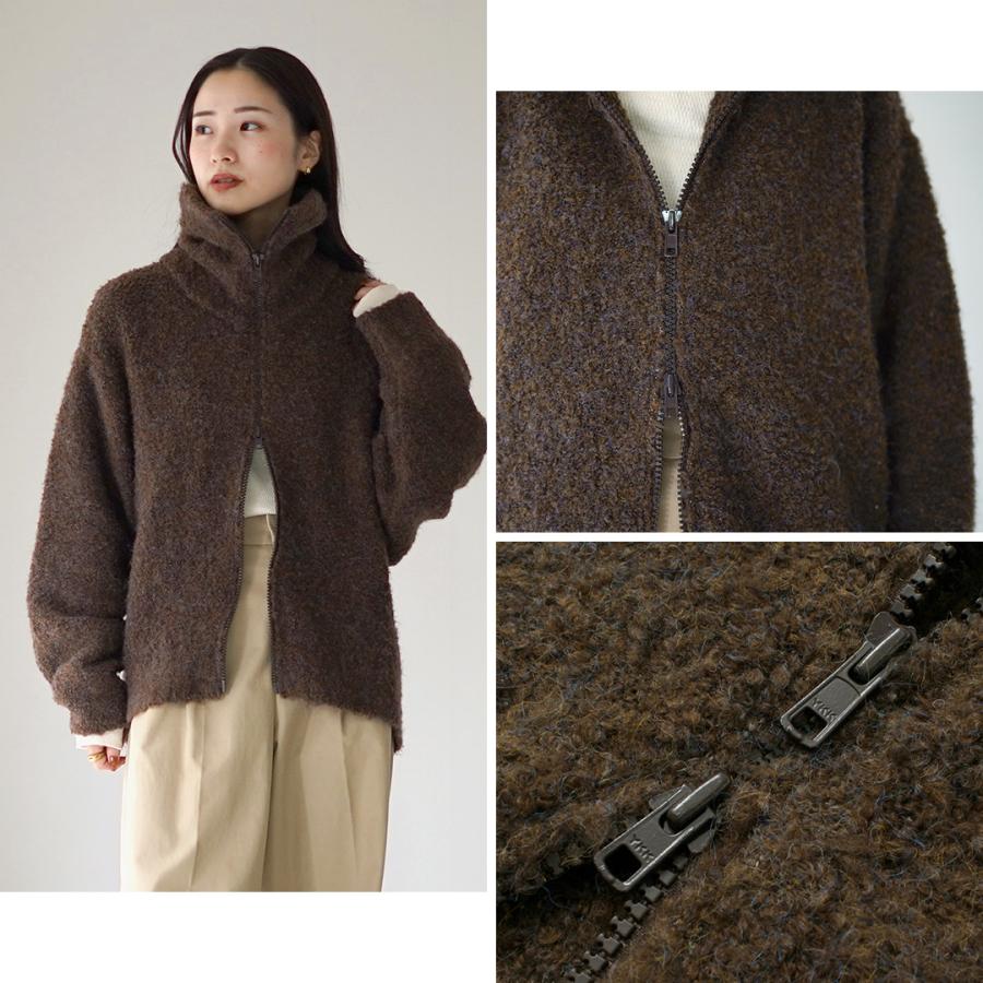 MAO MADE（マオメイド） カラー別注 ボリュームカラー ジップアップ ジャケット / レディース アウター_13