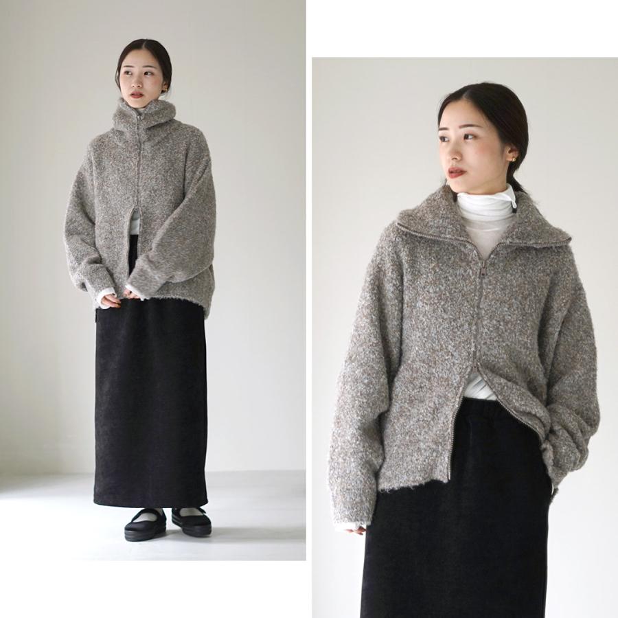 mao made（マオメイド） カラー別注 ボリュームカラー ジップアップ