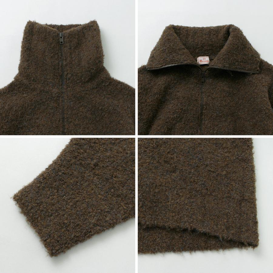 mao made（マオメイド） カラー別注 ボリュームカラー ジップアップ