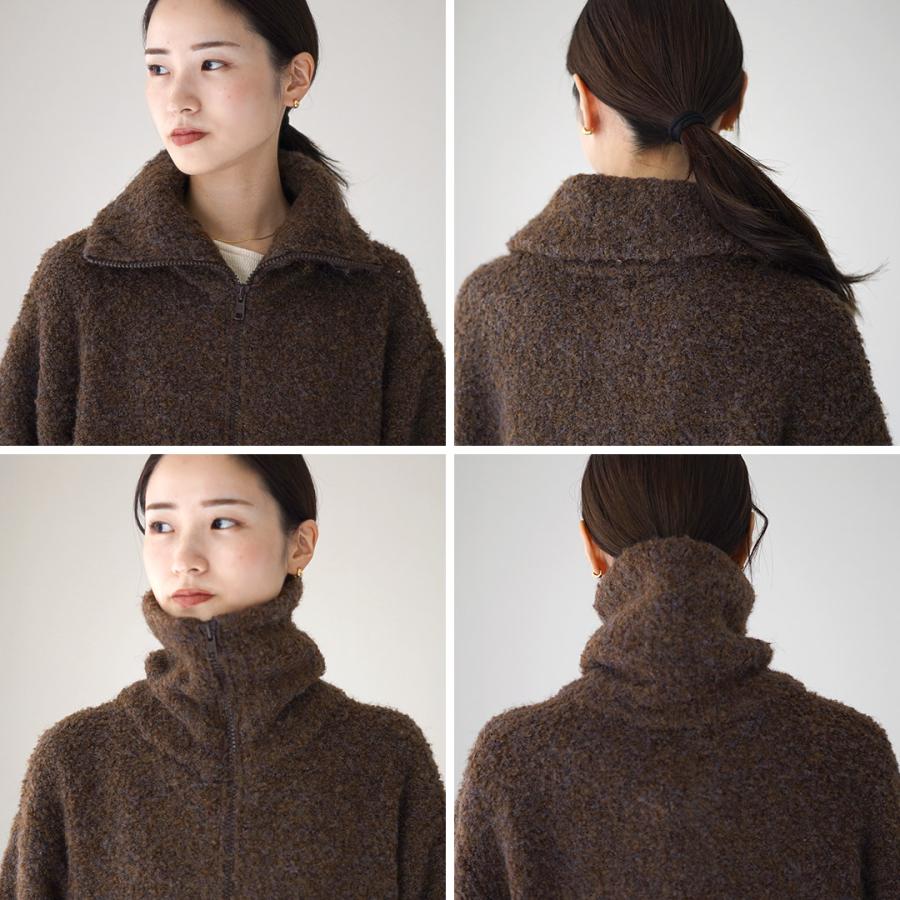 mao made（マオメイド） カラー別注 ボリュームカラー ジップアップ