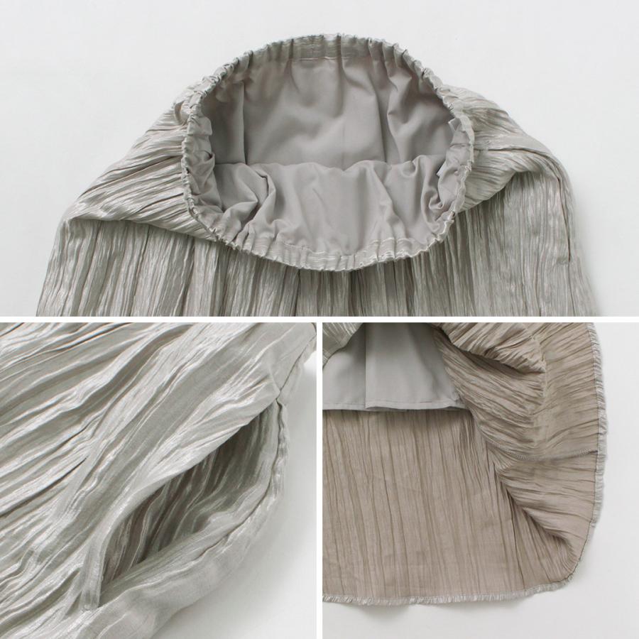 CHIGNON（シニヨン） シャイニー ワッシャースカート / ロングスカート