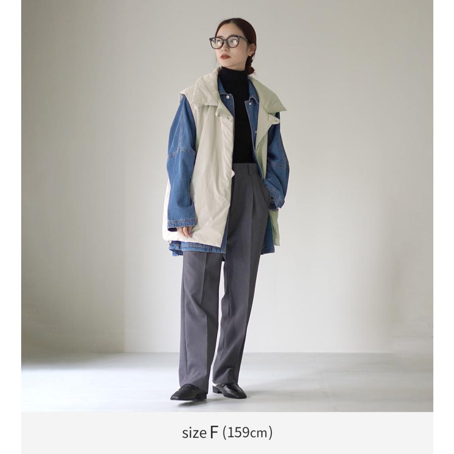 CHIGNON（シニヨン） スタンドカラー パフィーベスト / レディース