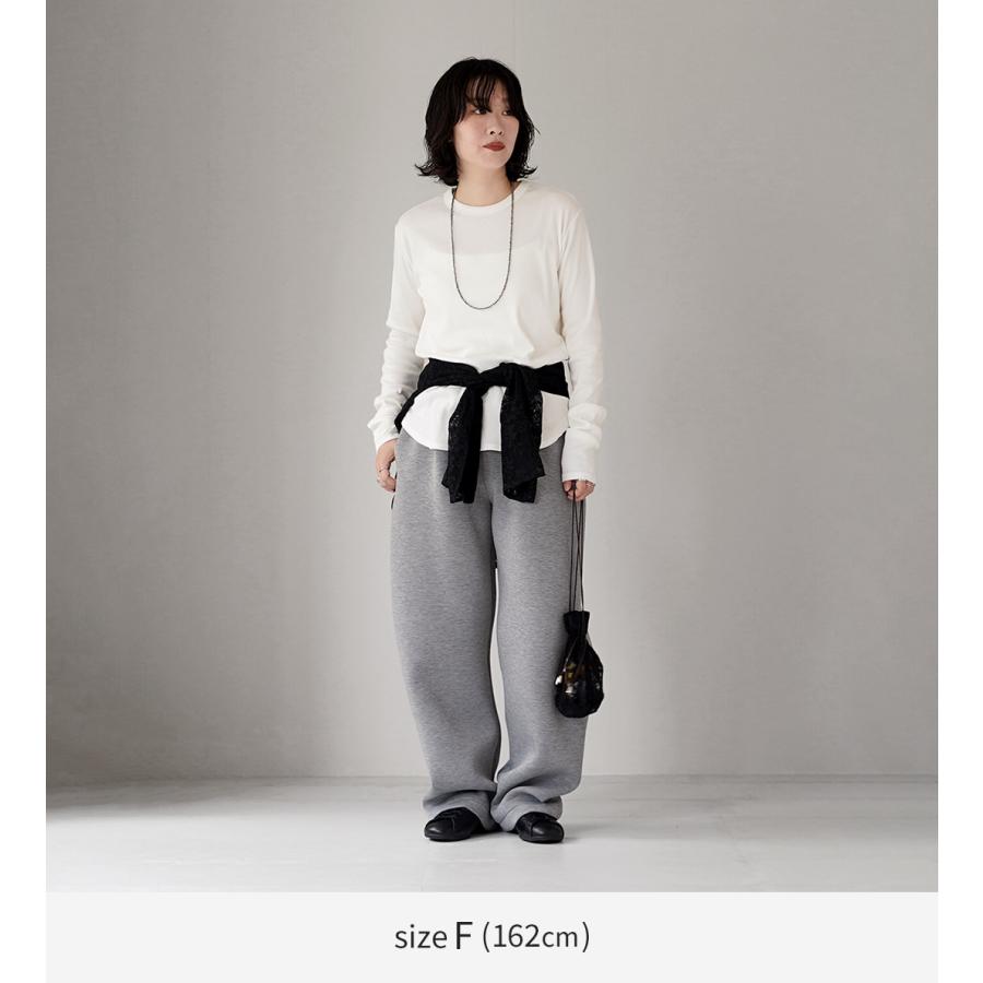 YENN YENN（イェン） コットン リブ ロング スリーブ Tシャツ
