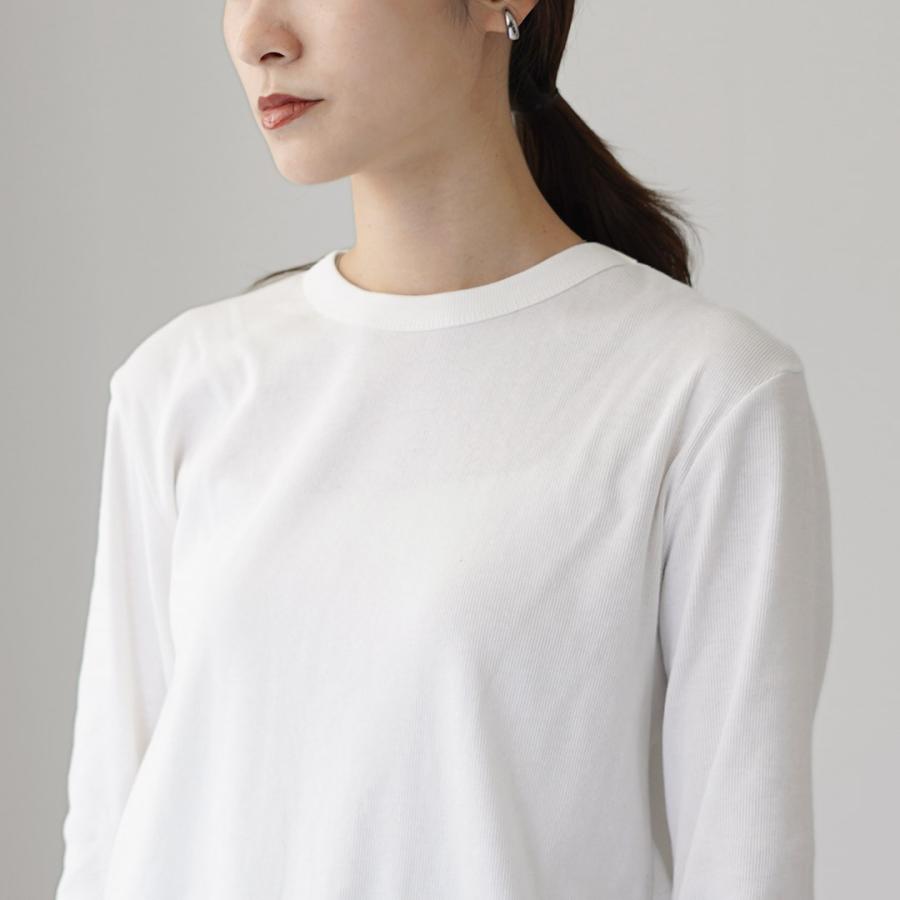 YENN YENN（イェン） コットン リブ ロングスリーブ Tシャツ