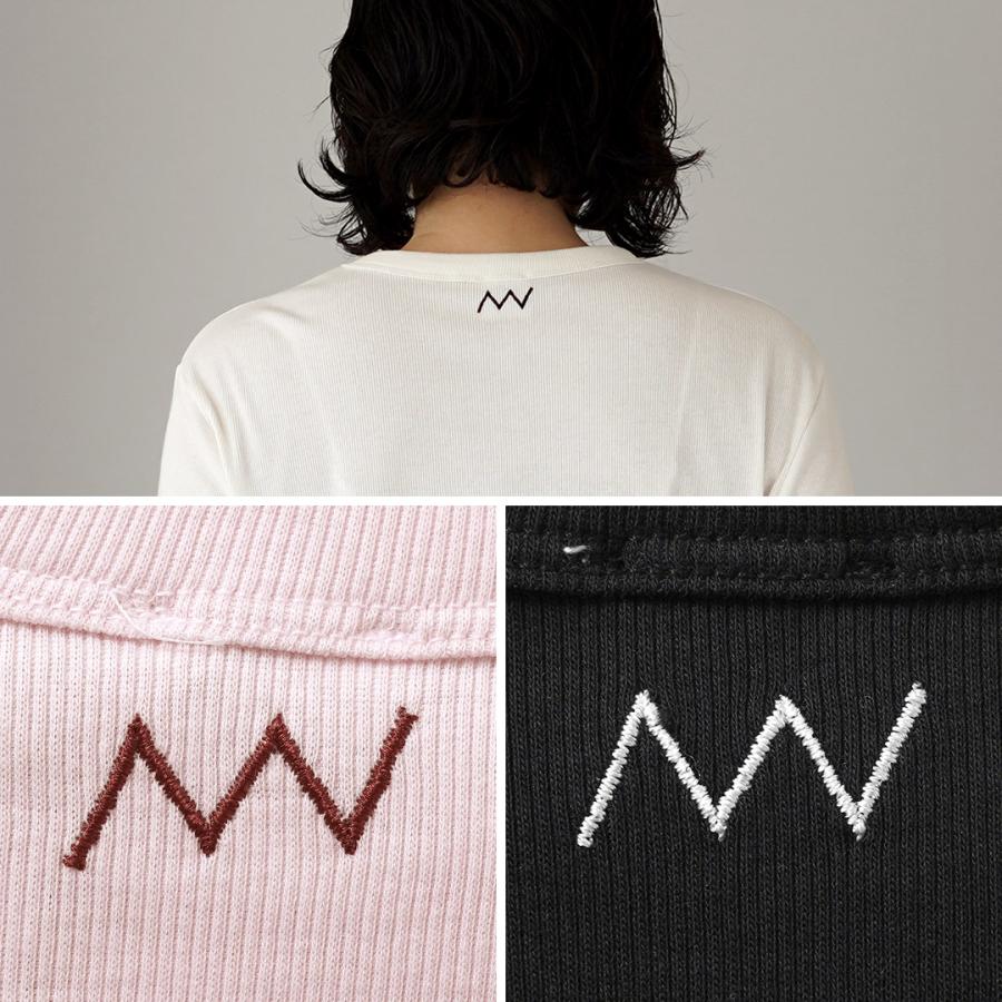 YENN YENN（イェン） コットン リブ ロング スリーブ Tシャツ