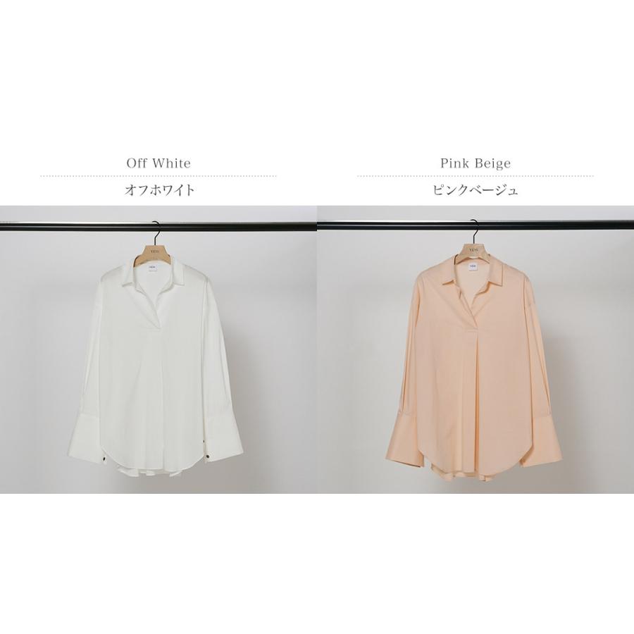 YENN YENN（イェン） スキッパーシャツ / レディース トップス 長袖 