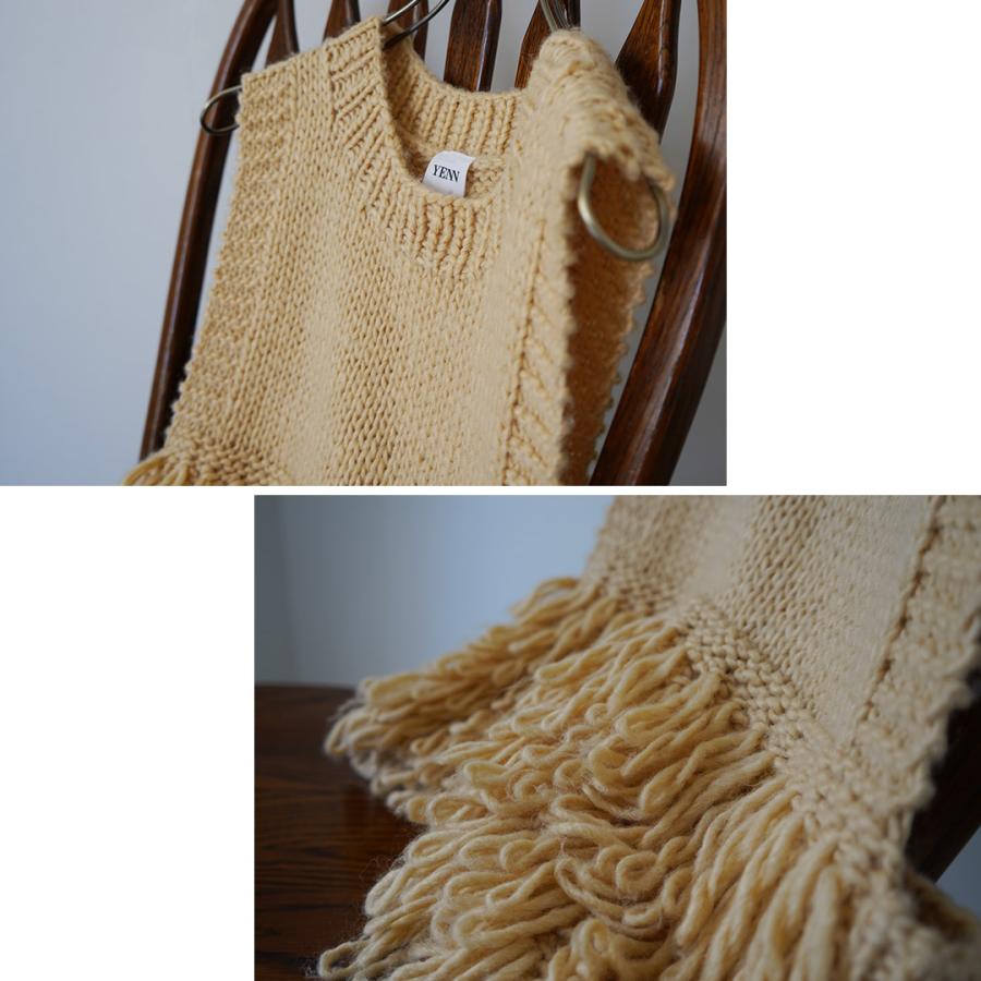 YENN YENN（イェン） ループ ハンドニット ベスト / レディース