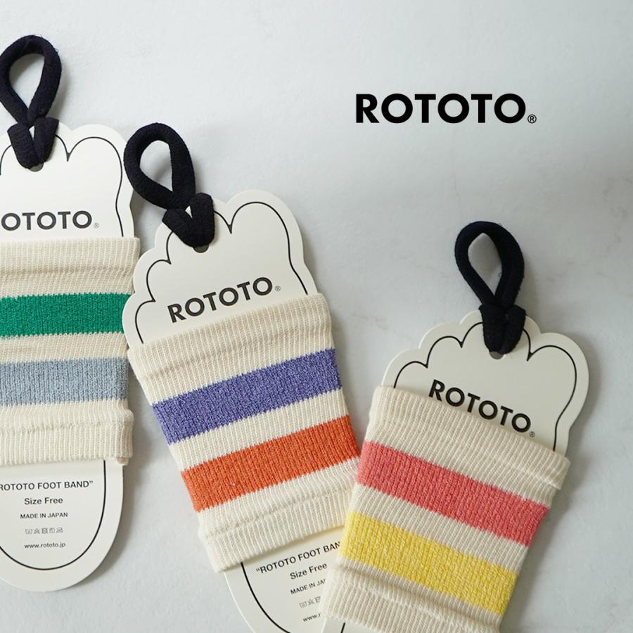 ROTOTO（ロトト） フットバンド レトロストライプ / サンダルソックス