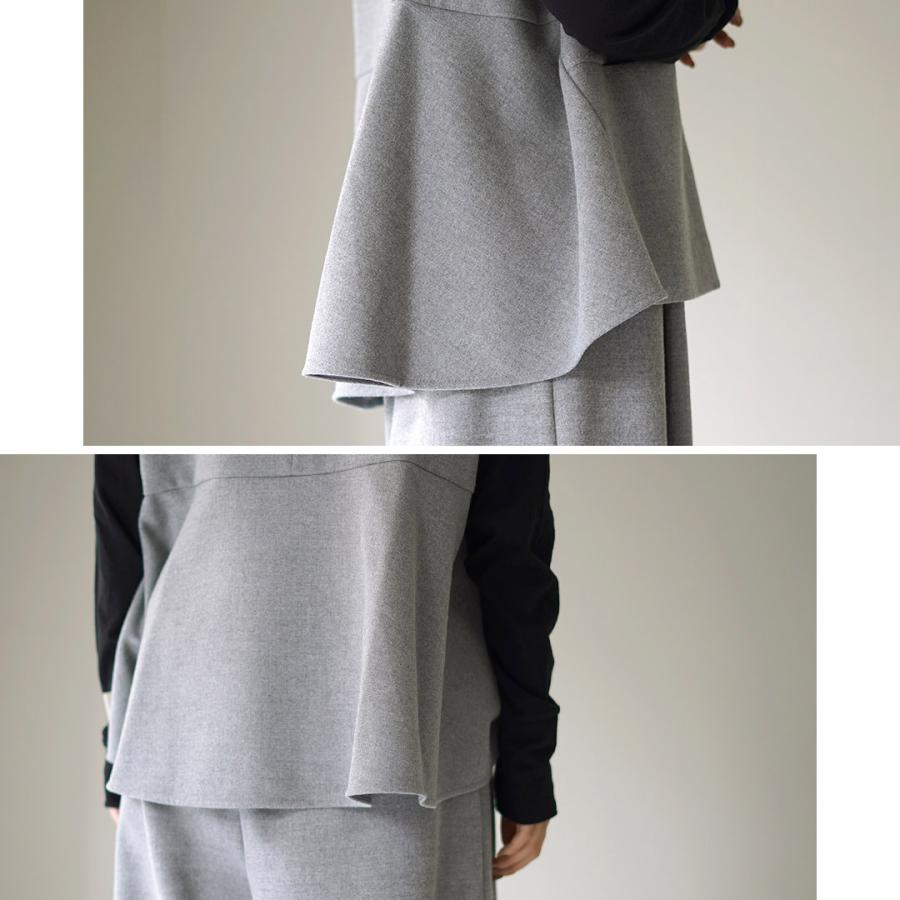 CYAN TOKYO（シアントーキョー） フラノ ZIPフレアジレ / レディース