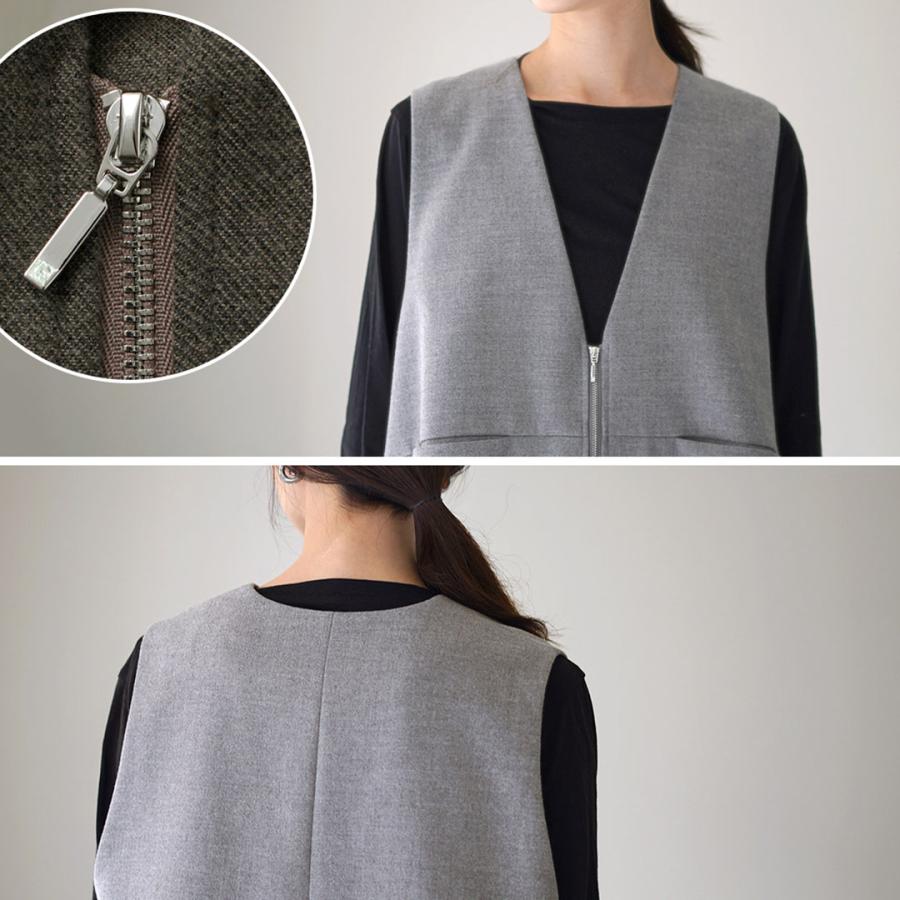 CYAN TOKYO（シアントーキョー） フラノ ZIPフレアジレ / レディース