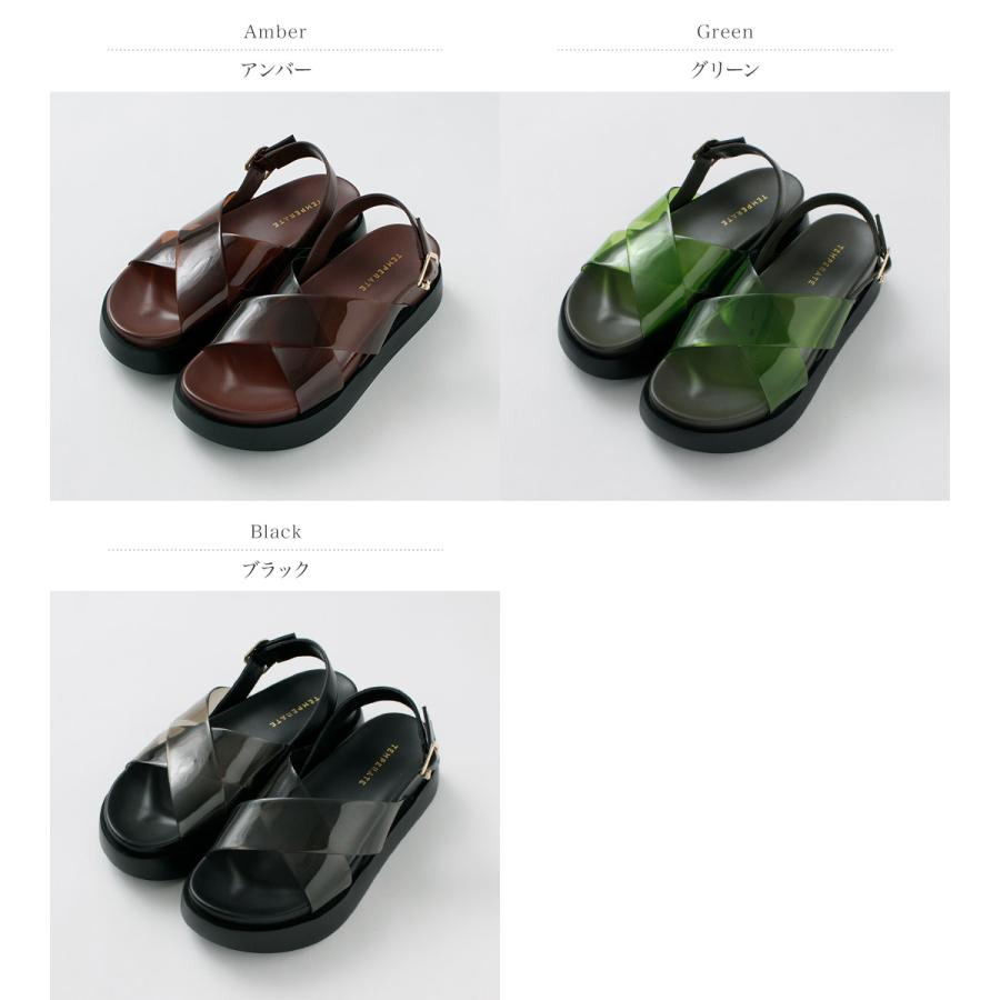 TEMPERATE（テンパレイト） 【動画あり】 SAMUEL クロス サンダル