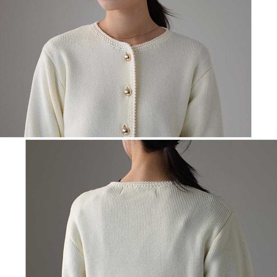 Shinzone（シンゾーン） ブークレ ニット ジャケット 25SMSNI09