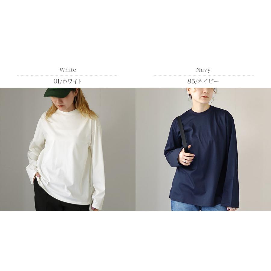 シンゾーンロングスリーブスマートTEE長袖カットソーTシャツ新品未使用ネイビー白 Shinzone（シンゾーン） ロングスリーブスマートTシャツ 25SMSCU06