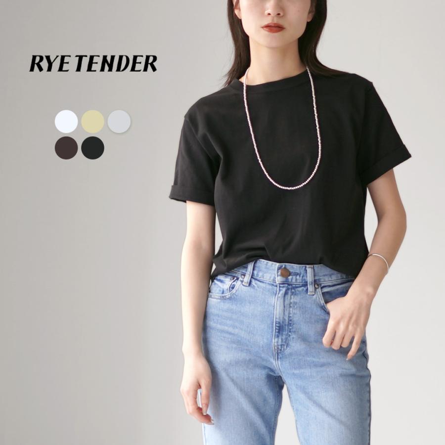 RYE TENDER（ライテンダー） センターTシャツ SOLID / レディース 