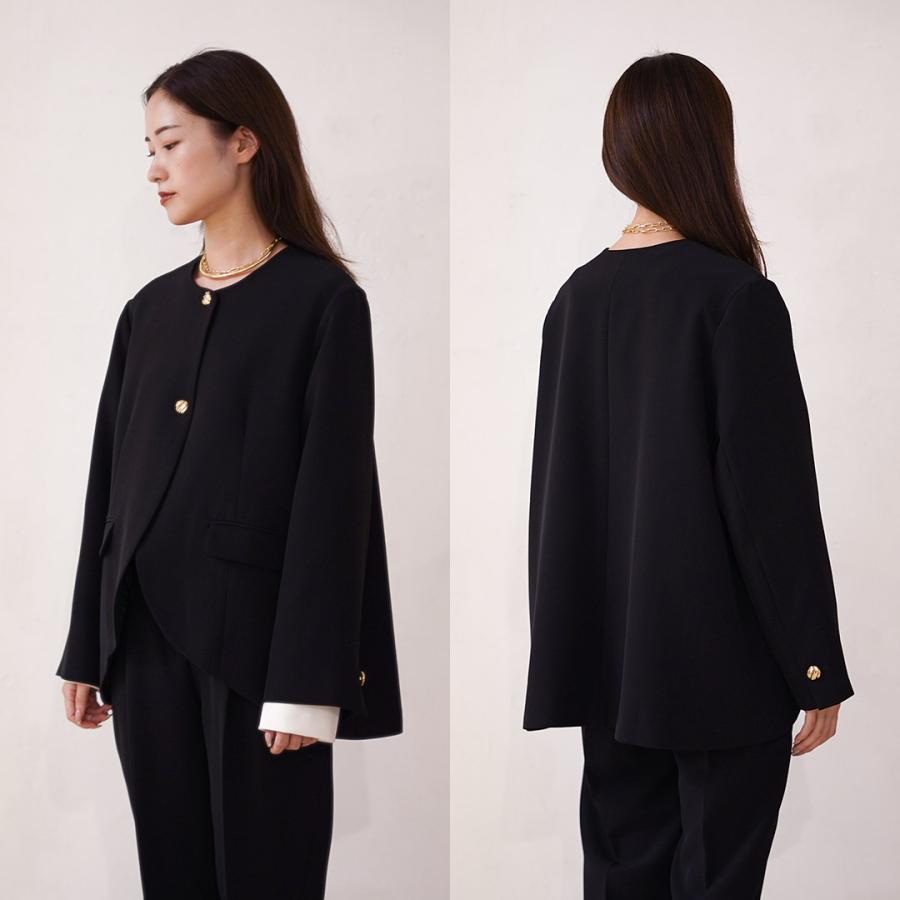 CHIGNON（シニヨン） ラウンドヘムJK / ジャケット ノーカラー