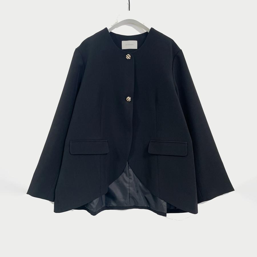 CHIGNON（シニヨン） ラウンドヘムJK / ジャケット ノーカラー