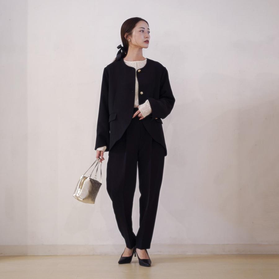 CHIGNON（シニヨン） ラウンドヘムJK / ジャケット ノーカラー