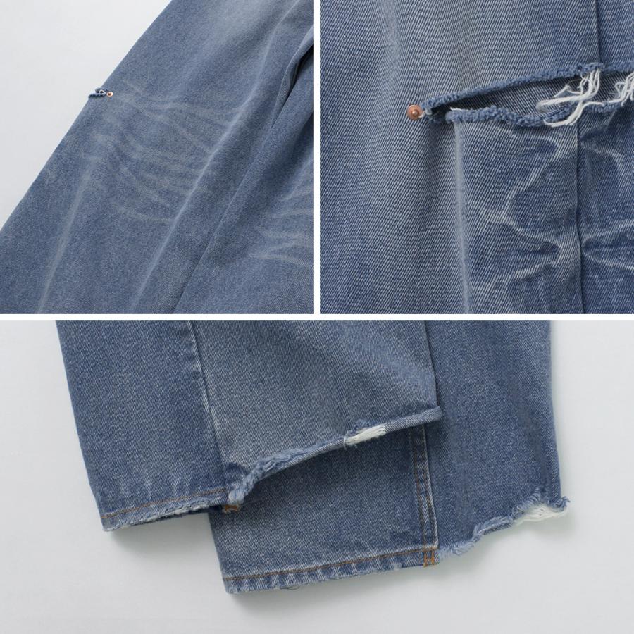 YENN YENN（イェン） ハイダメージ ワイドパンツ / レディース