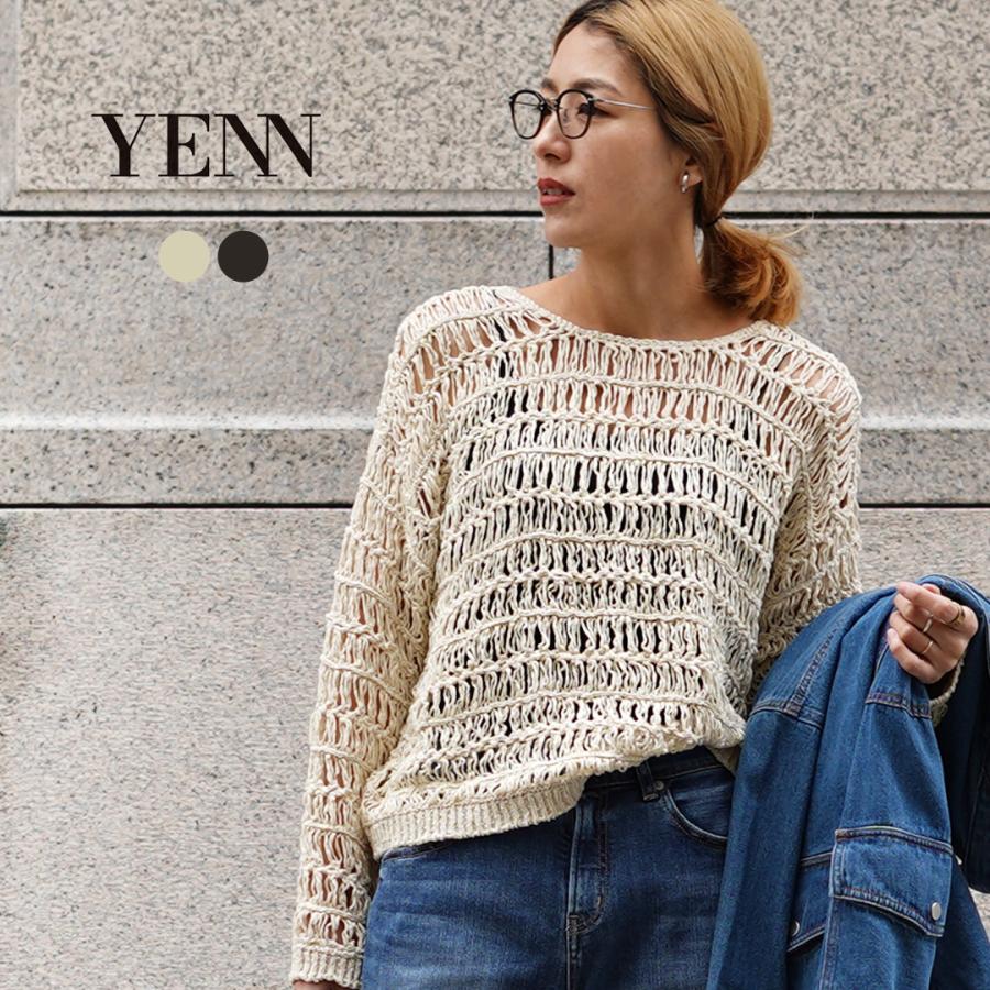 YENN YENN（イェン） クロシェ ニットプルオーバー / レディース