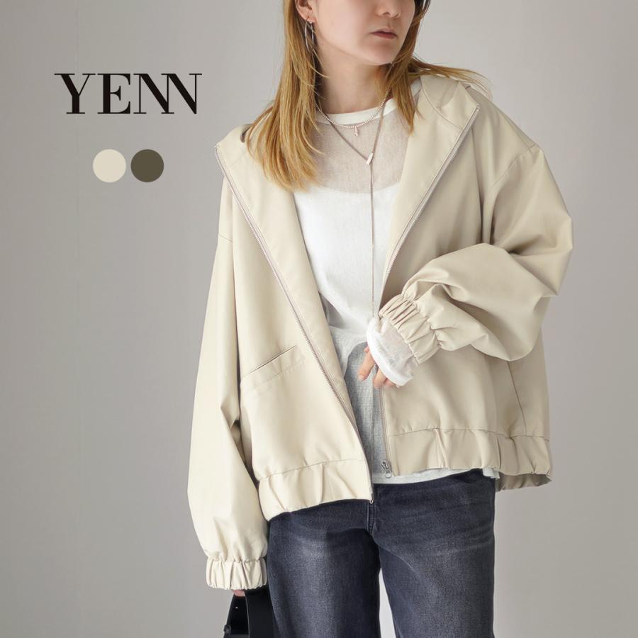 YENN YENN(イェン) フェイクレザー フードジャケット YENN YENN(イェン) フェイクレザー フードジャケット