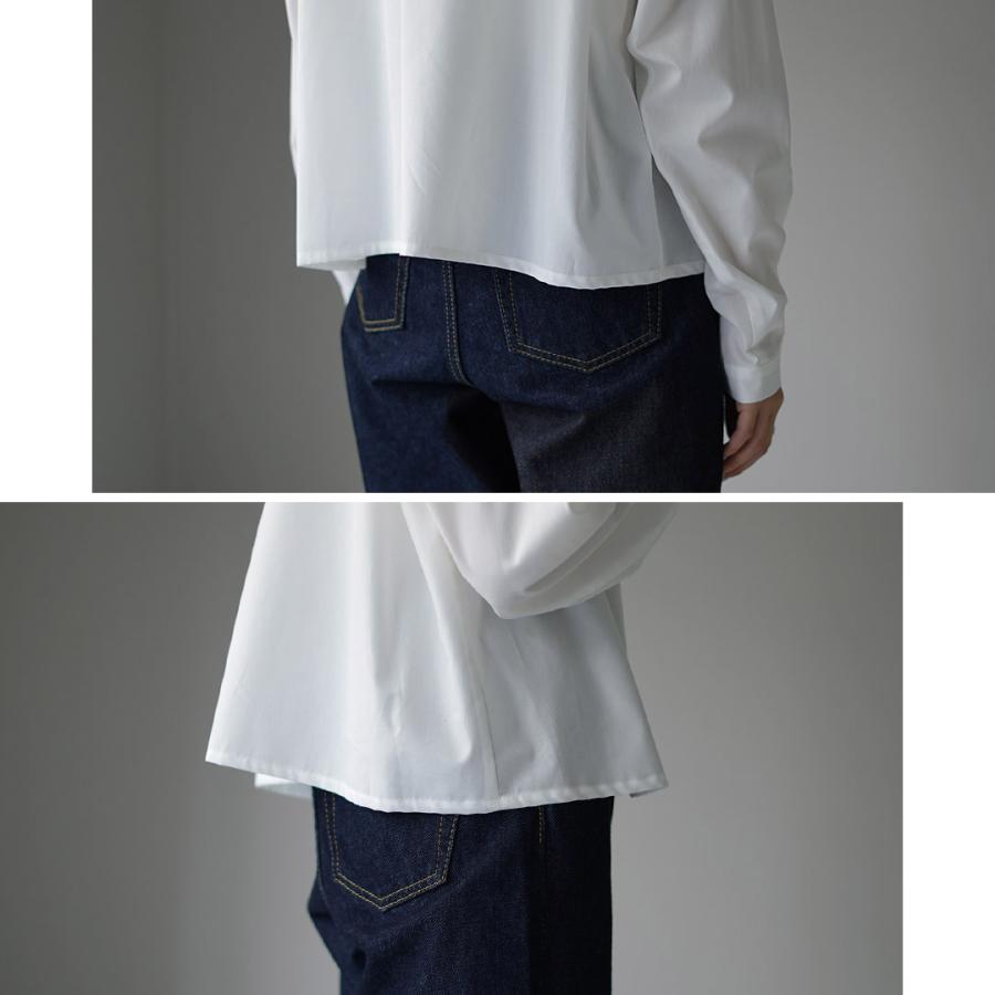 mizuiroind（ミズイロインド） ダブルカラー シャツ / レディース