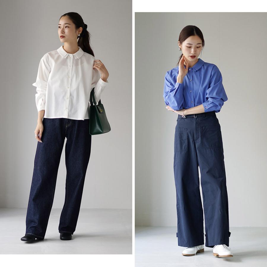 mizuiroind（ミズイロインド） ダブルカラー シャツ / レディース