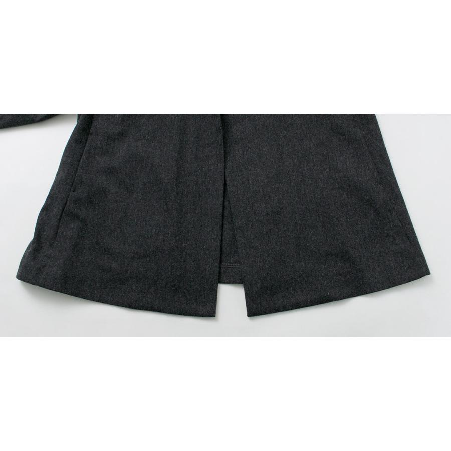 美品　ミズイロインド　ウールブレンド テーラード ジャケット　ユニセックス mizuiro ind（ミズイロインド） ウールブレンド テーラード ジャケット