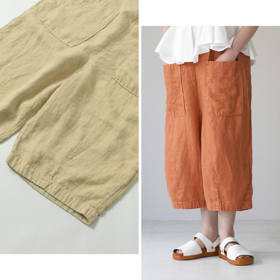 tumugu（ツムグ） ソリトリネン（1） 8分丈パンツ 日本製 / レディース
