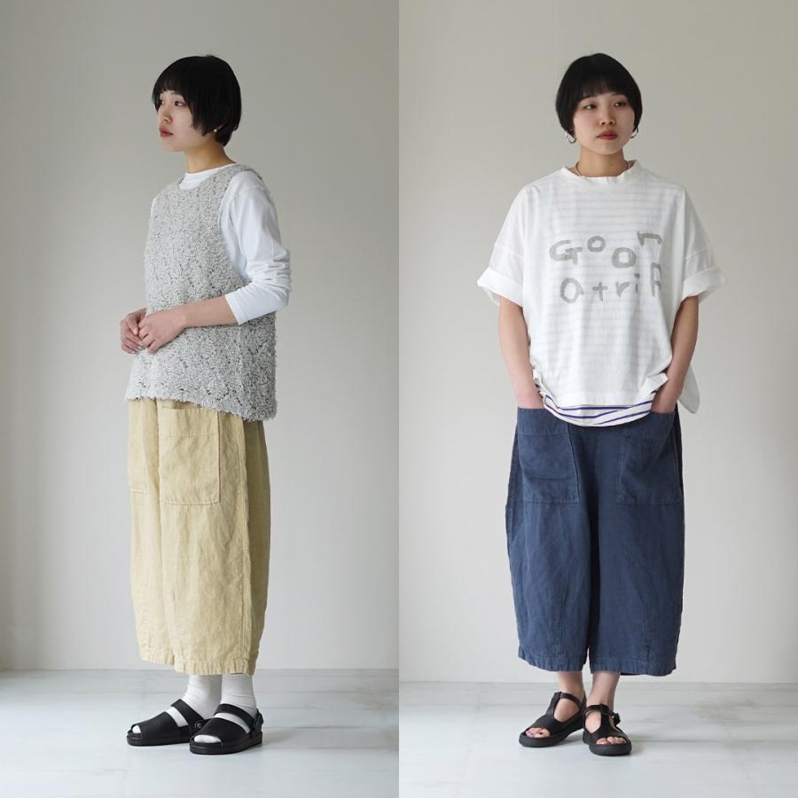 tumugu（ツムグ） ソリトリネン（1） 8分丈パンツ 日本製 / レディース