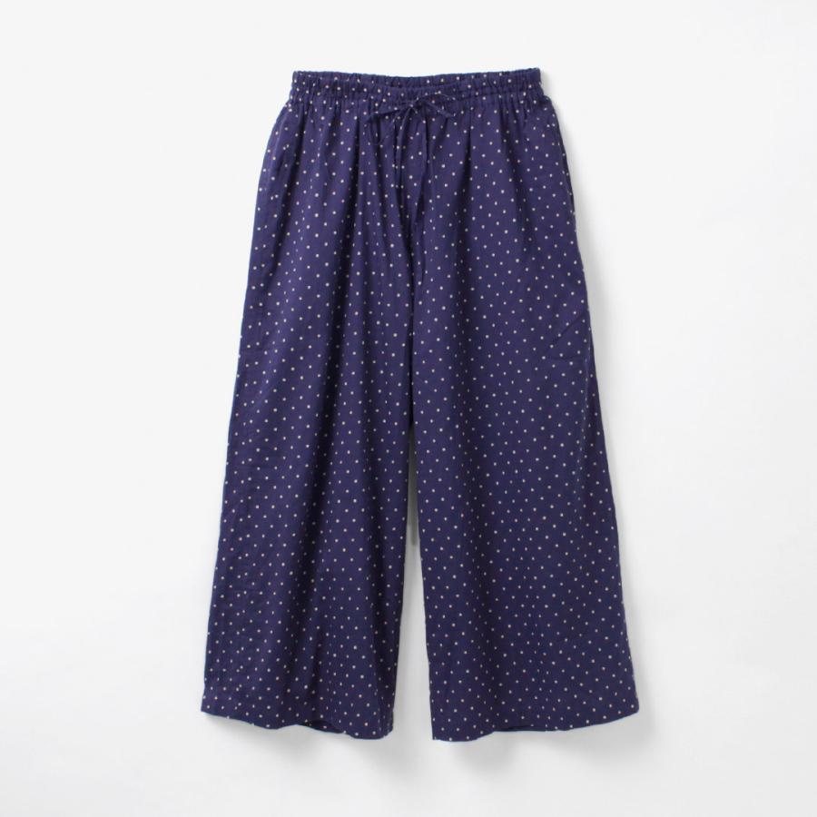 メゾンドソイル ボタニカルプリント コットンイージーパンツ 楽天市場