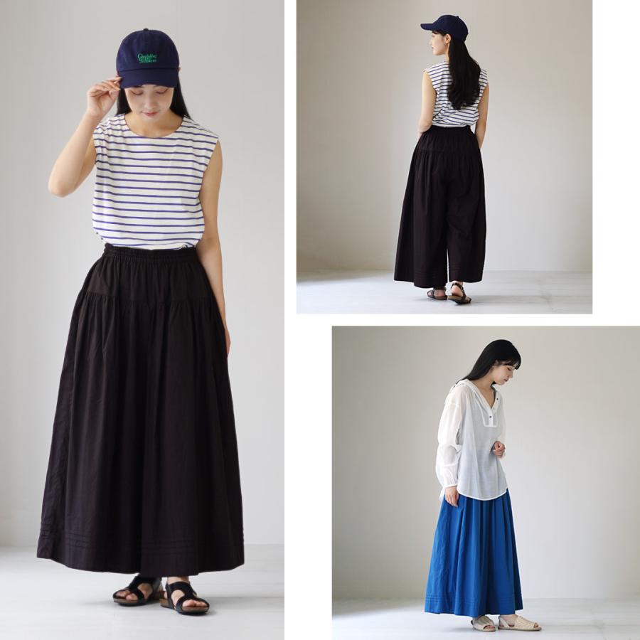 SOIL（ソイル） キャンブリック プレーンキュロット パンツ