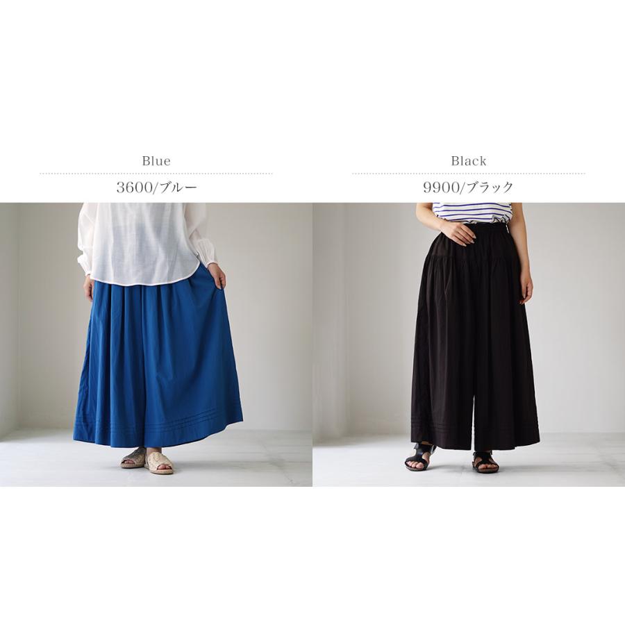 SOIL（ソイル） キャンブリック プレーンキュロット パンツ