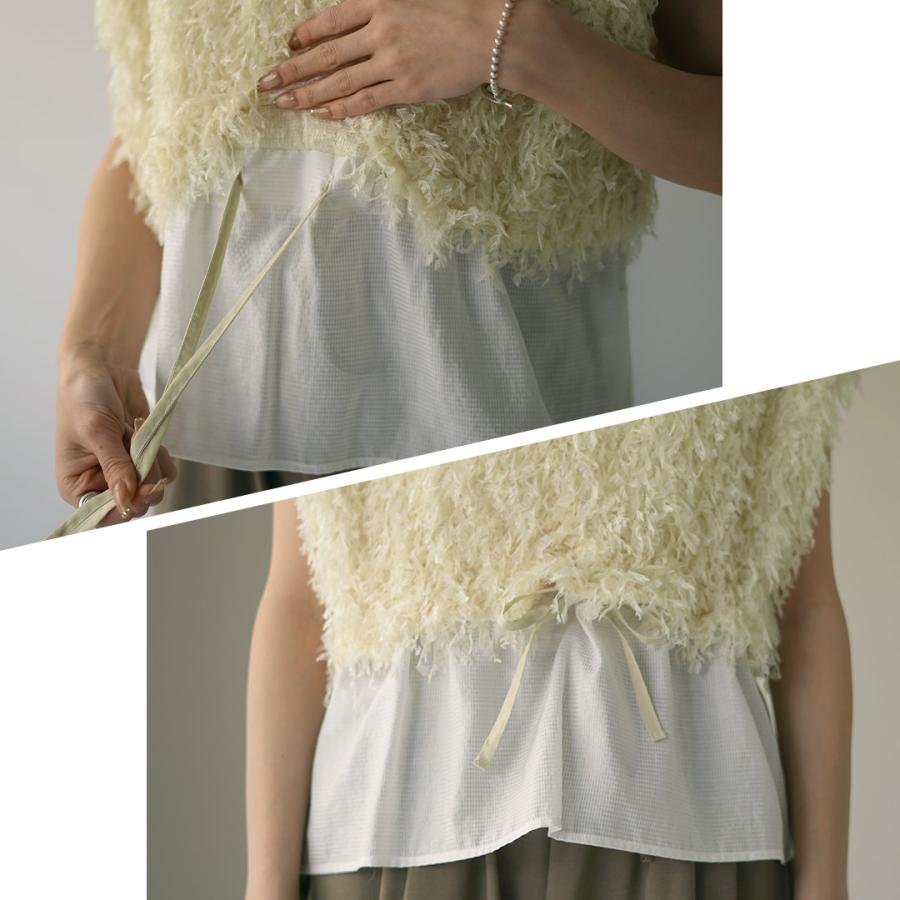 CYAN TOKYO（シアントーキョー） ブラウジング フェザー ブラウス