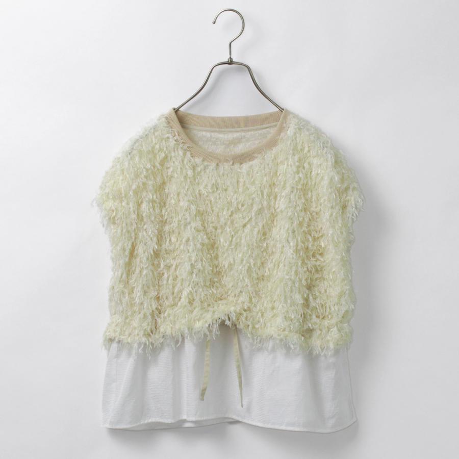 CYAN TOKYO（シアントーキョー） ブラウジング フェザー ブラウス