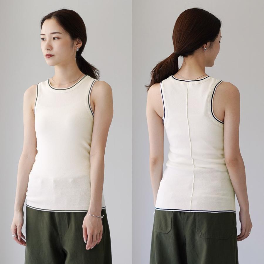 ★SUMMER SALE★〜7/13までETRE リリヤーンニットタンクトップ セール】＜Steven Alan＞リリヤーン ニット タンクトップ（ニット