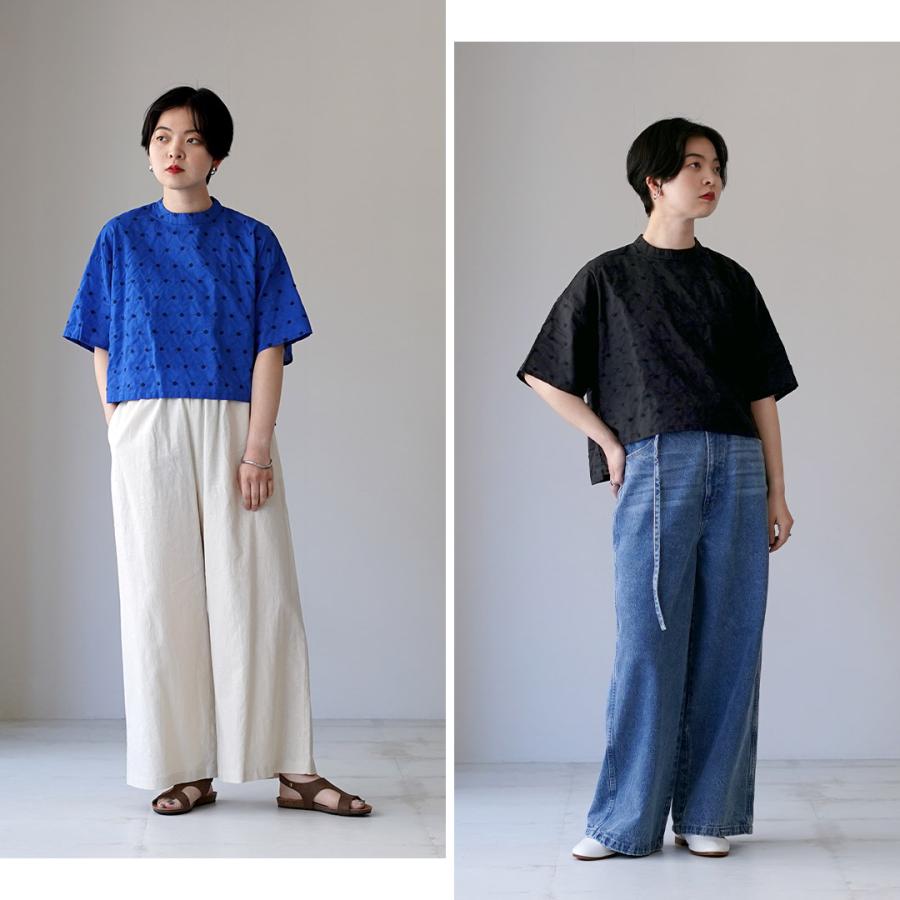 MidiUmi（ミディウミ） ドット ワイド プルオーバー 日本製