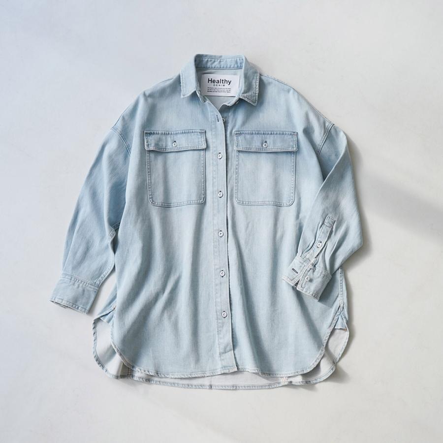 Healthy denim（ヘルシーデニム） Almond スーパービッグシャツ