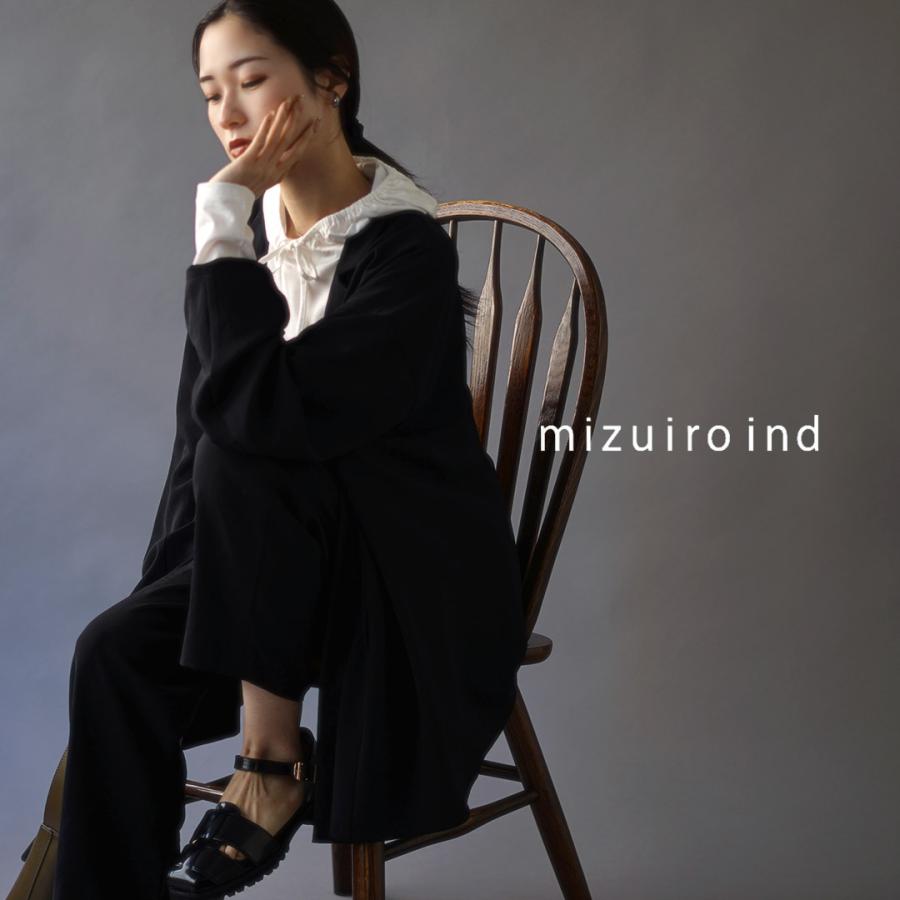 美品 mizuiro ind ミズイロインド テーラードシャツジャケット mizuiroind（ミズイロインド） テーラード シャツ ジャケット