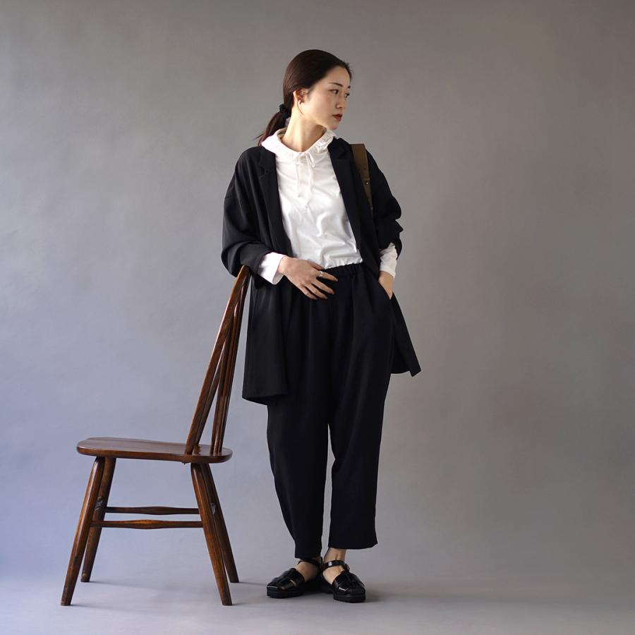 mizuiroind（ミズイロインド） ツイル タック イージーパンツ