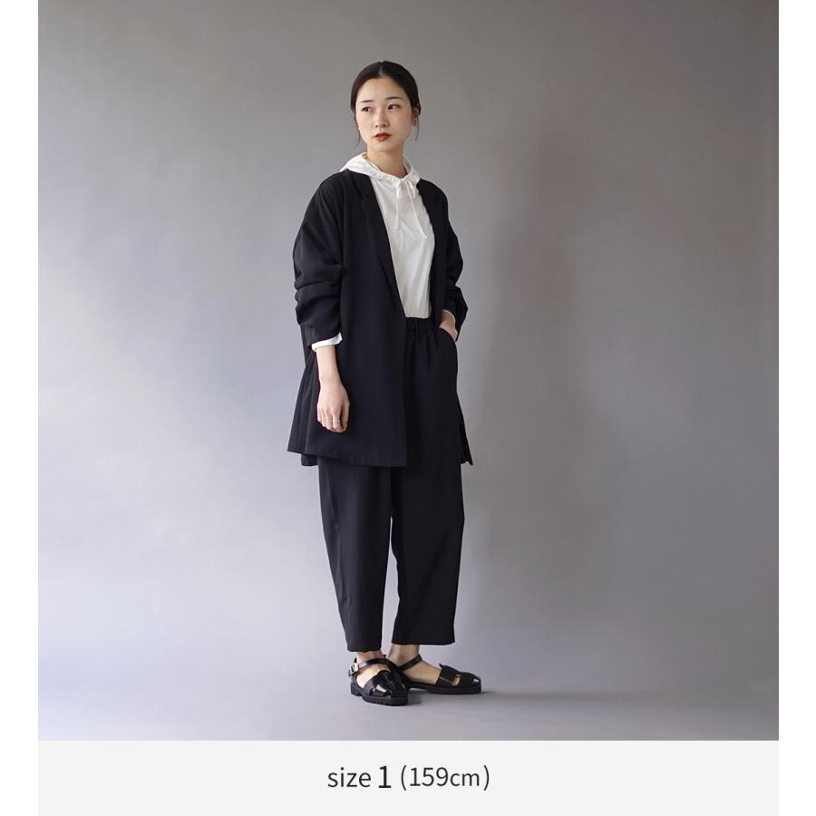 mizuiroind（ミズイロインド） ツイル タック イージーパンツ