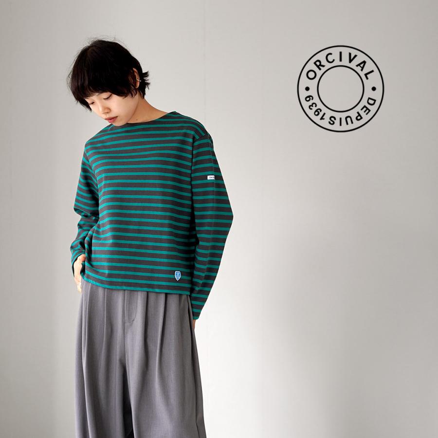 ORCIVAL（オーシバル） ＃B259 クルーネック ロングスリーブ プル