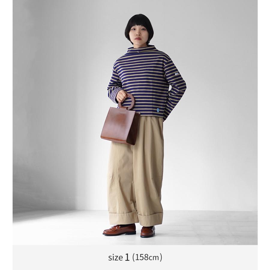 ORCIVAL（オーシバル） ＃B641 ボトルネック ロングスリーブ プル