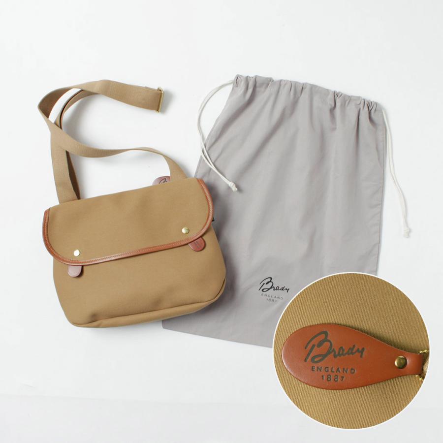 英国製 Brady AVON エイボン レザー × キャンバス ショルダーバッグ BRADY（ブレディ） ＃AVON エイボン ショルダーバッグ イギリス製